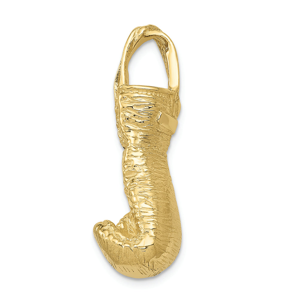 FJC Finejewelers 10k Yellow Gold Hollow Polished 3d Boxing Glove Charm
