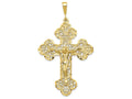 FJC Finejewelers 10k Yellow Gold Crucifix Charm