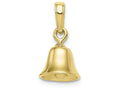 FJC Finejewelers 10k Yellow Gold 3d Moveable Bell Charm