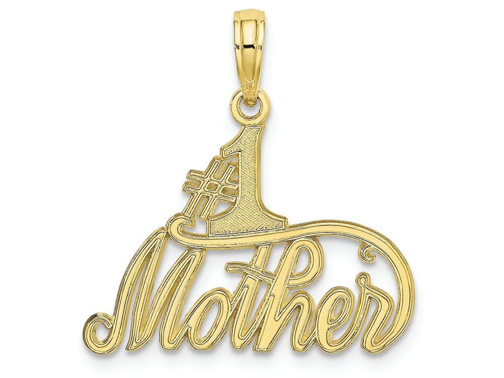 FJC Finejewelers 10k Yellow Gold #1 Mother Charm