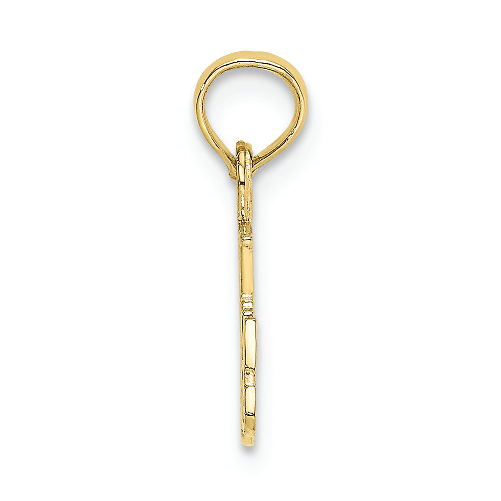 FJC Finejewelers 10k Yellow Gold Best Grandma with Flower Charm