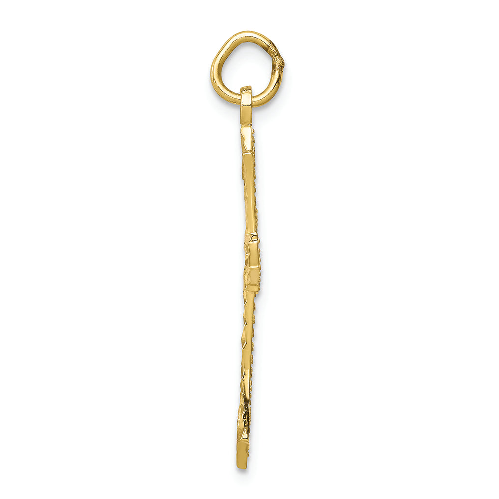 FJC Finejewelers 10k Yellow Gold Cross Charm