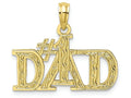 FJC Finejewelers 10k Yellow Gold #1 Dad Charm