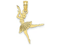 FJC Finejewelers 10k Yellow Gold Ballerina Charm