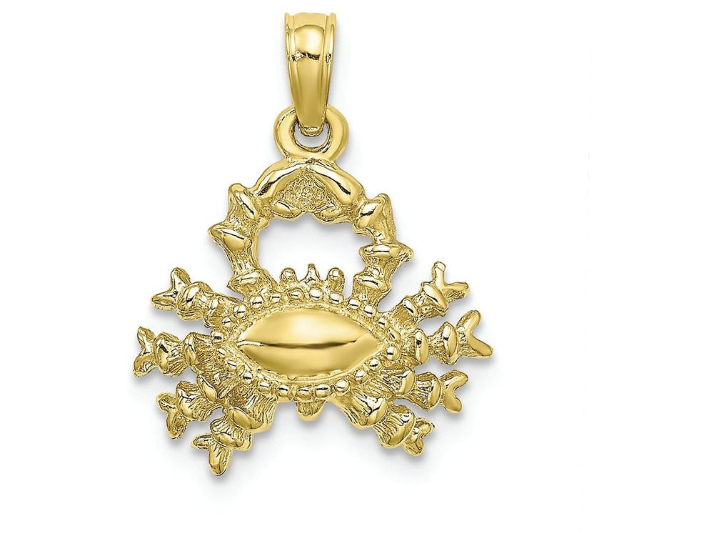 FJC Finejewelers 10k Yellow Gold 3d Cancer Zodiac Charm