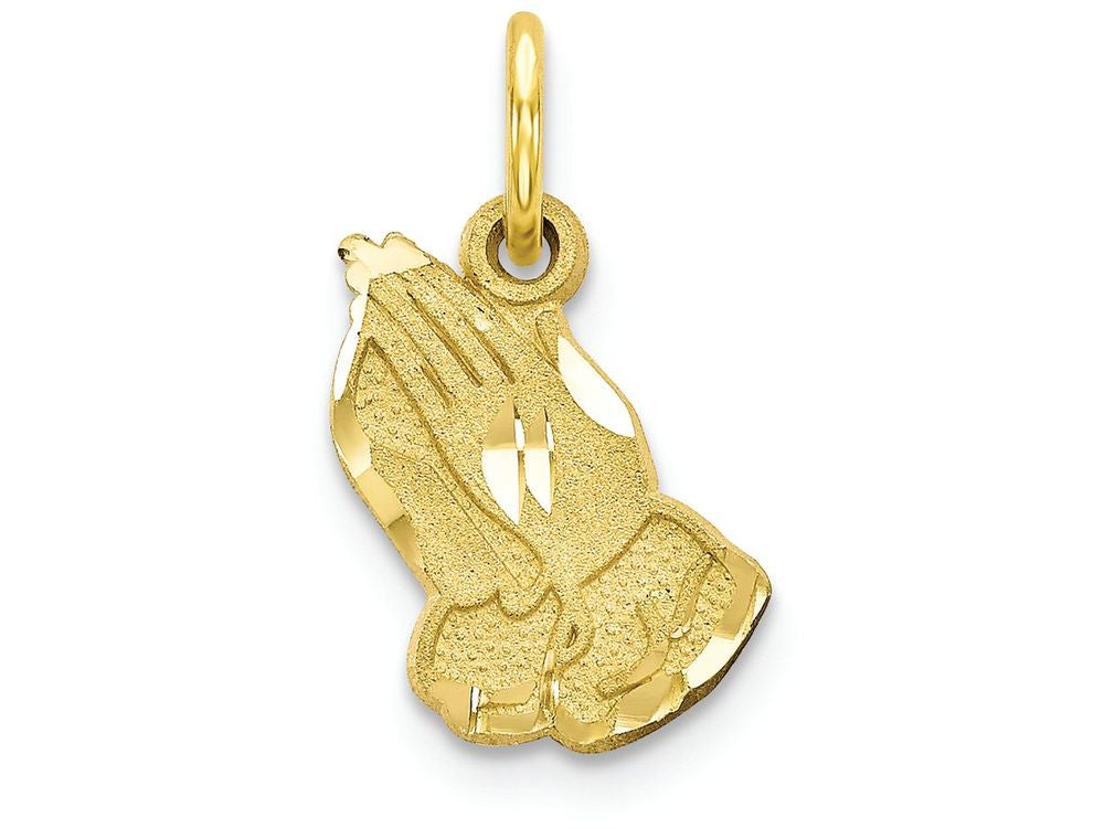 FJC Finejewelers 10k Yellow Gold Praying Hands Charm