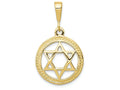 FJC Finejewelers 10k Yellow Gold Star Of David Charm