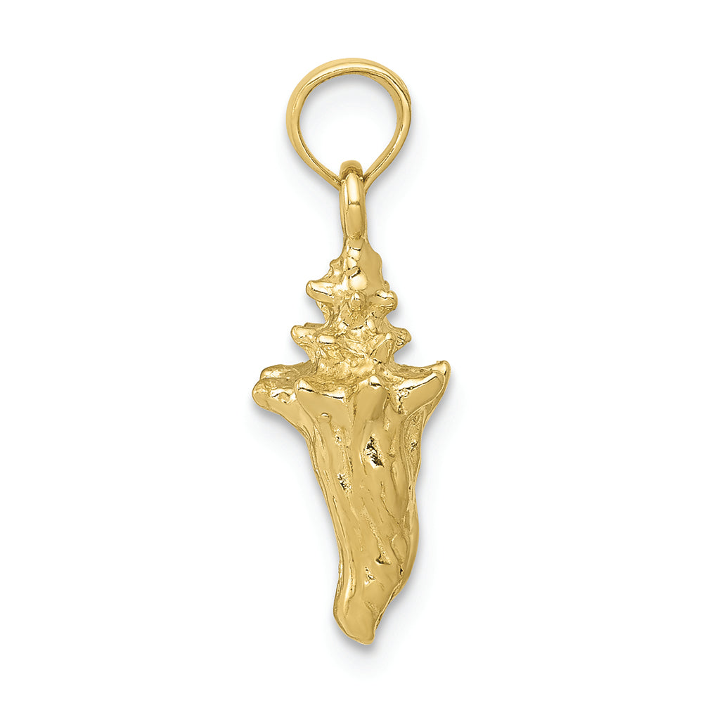 FJC Finejewelers 10k Yellow Gold 3d Conch Shell Charm
