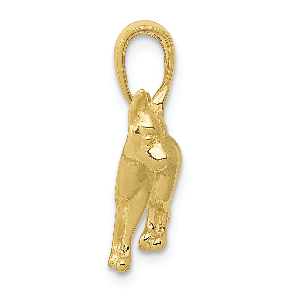 FJC Finejewelers 10k Yellow Gold Chihuahua Dog Charm