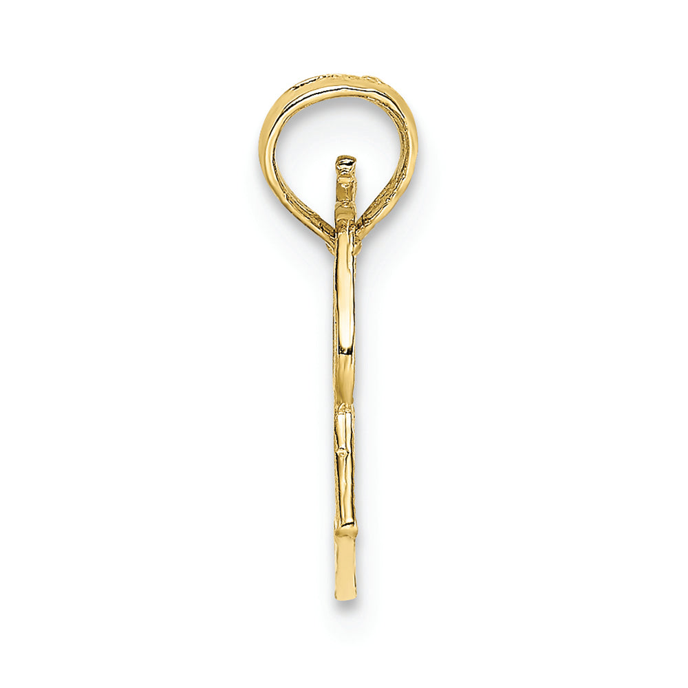 FJC Finejewelers 10k Yellow Gold Megaphone with Handle Charm