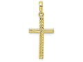 FJC Finejewelers 10k Yellow Gold Latin Cross Charm