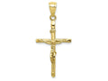 FJC Finejewelers 10k Yellow Gold Inri Crucifix Charm