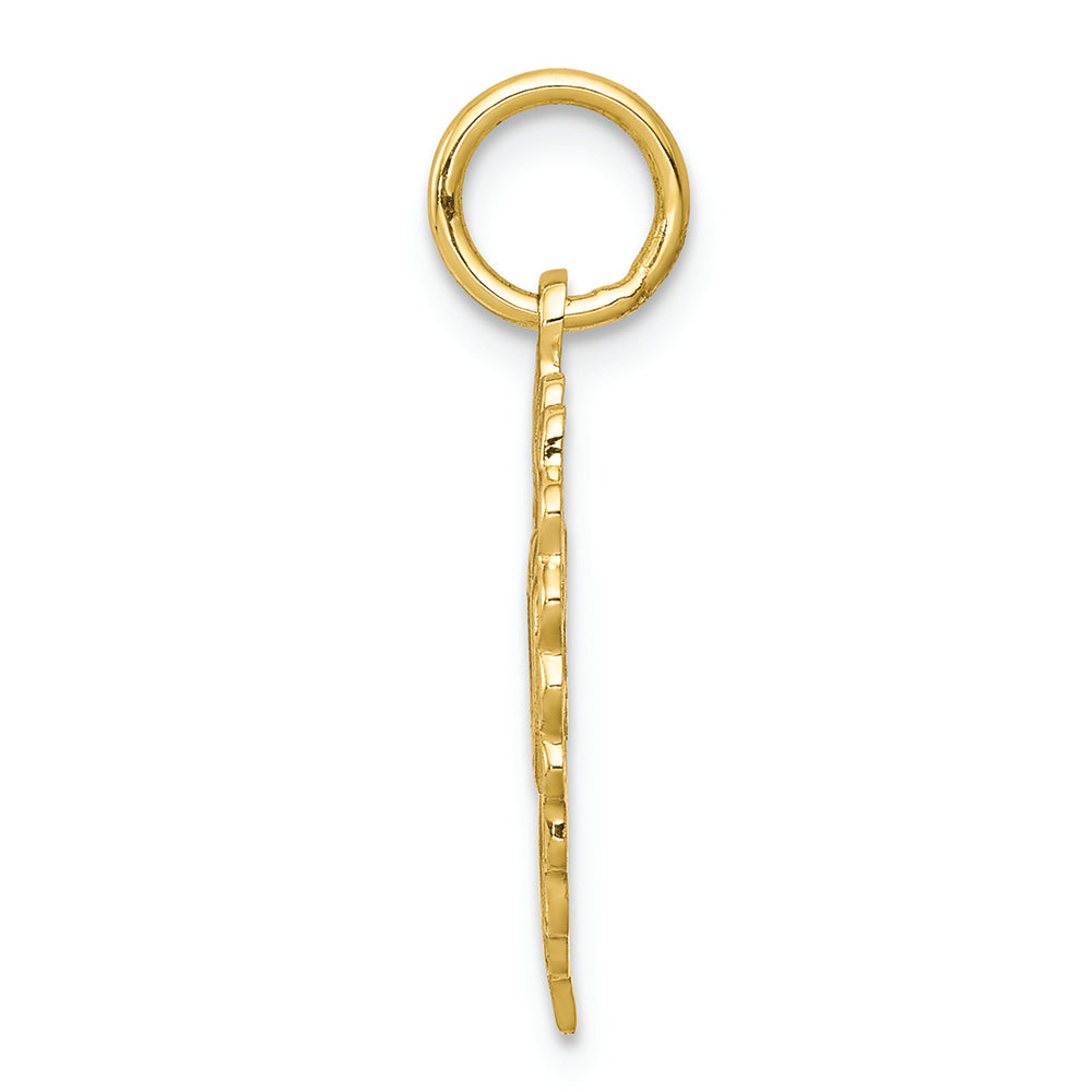 FJC Finejewelers 10k Yellow Gold Heart Charm