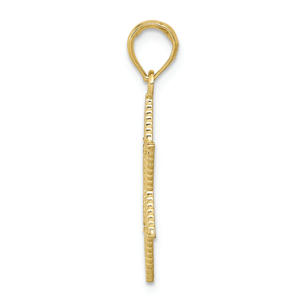 FJC Finejewelers 10k Yellow Gold Star Of David Charm