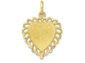 FJC Finejewelers 10k Yellow Gold Heart Charm