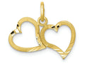 FJC Finejewelers 10k Yellow Gold Heart Charm