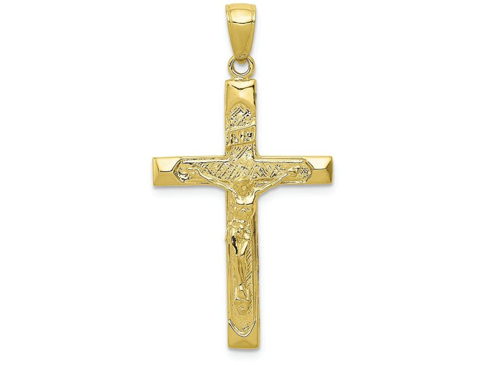 FJC Finejewelers 10k Yellow Gold Crucifix Charm