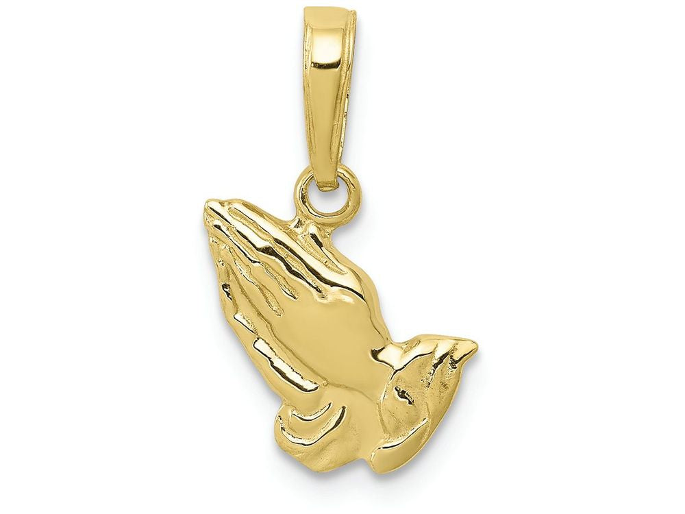 FJC Finejewelers 10k Yellow Gold Praying Hands Charm