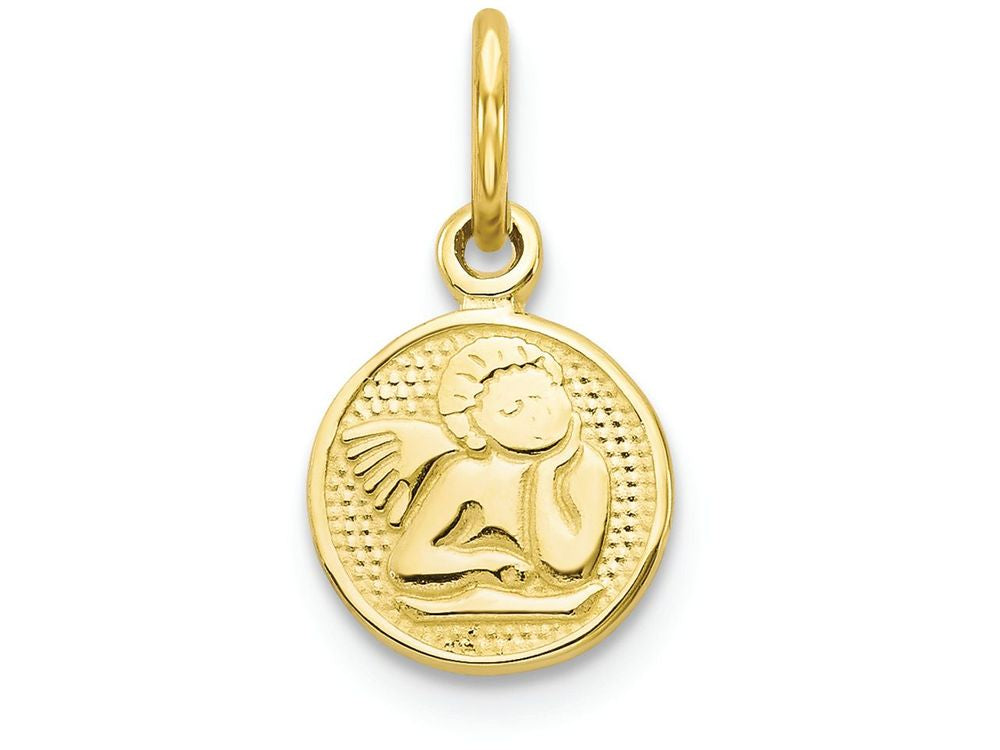 FJC Finejewelers 10k Yellow Gold Angel Charm
