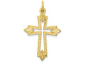 FJC Finejewelers 10k Yellow Gold Cross Charm