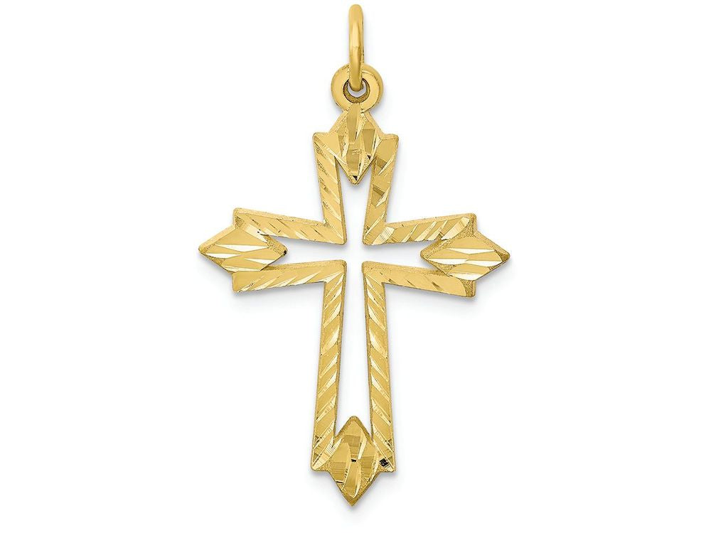 FJC Finejewelers 10k Yellow Gold Cross Charm