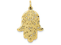 FJC Finejewelers 10k Yellow Gold Filigree Chamseh Charm