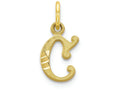 FJC Finejewelers 10k Initial C Charm