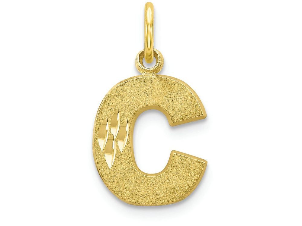FJC Finejewelers 10k Initial C Charm