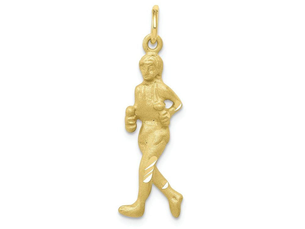 FJC Finejewelers 10k Yellow Gold Solid Runner Charm