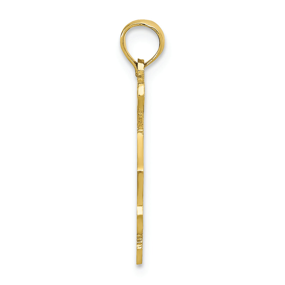 FJC Finejewelers 10k Yellow Gold Solid South Carolina State Charm