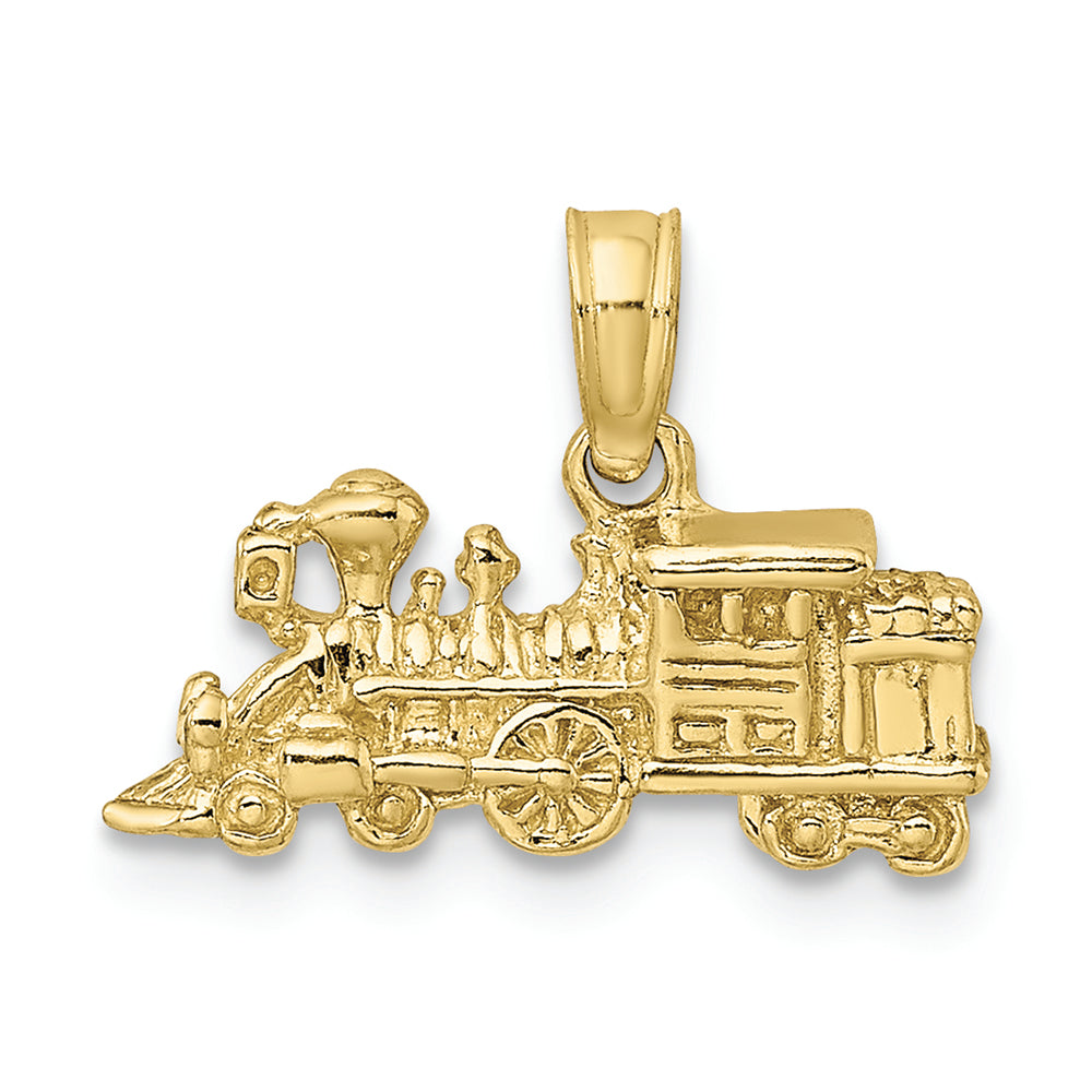 FJC Finejewelers 10k Yellow Gold 3d Locomotive Charm