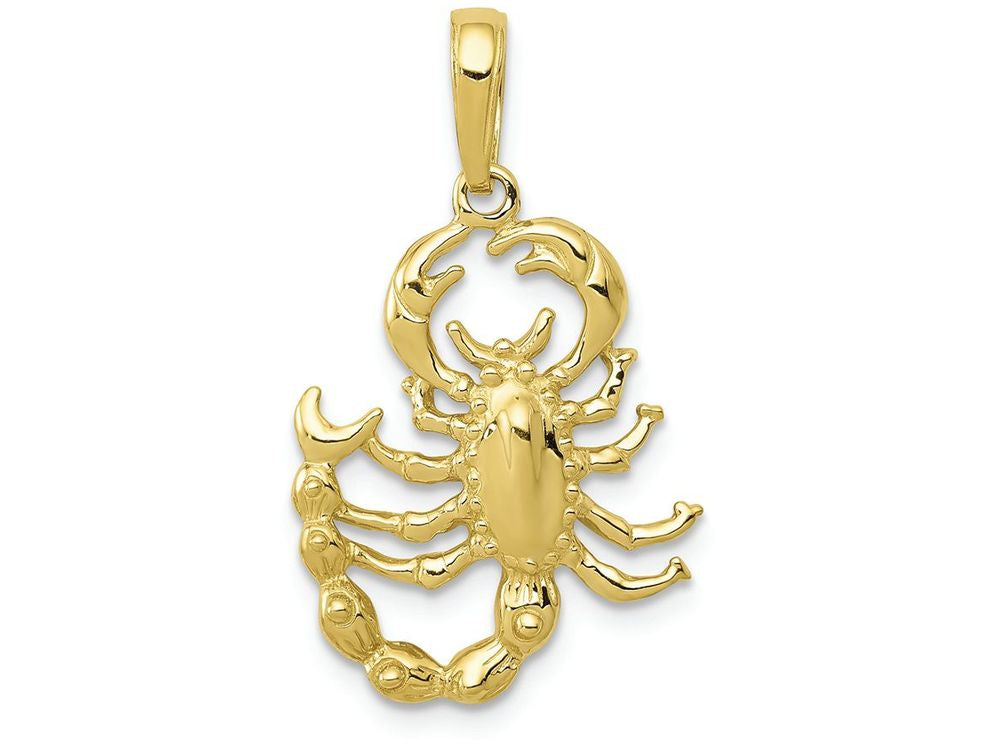 FJC Finejewelers 10k Yellow Gold Scorpion Charm