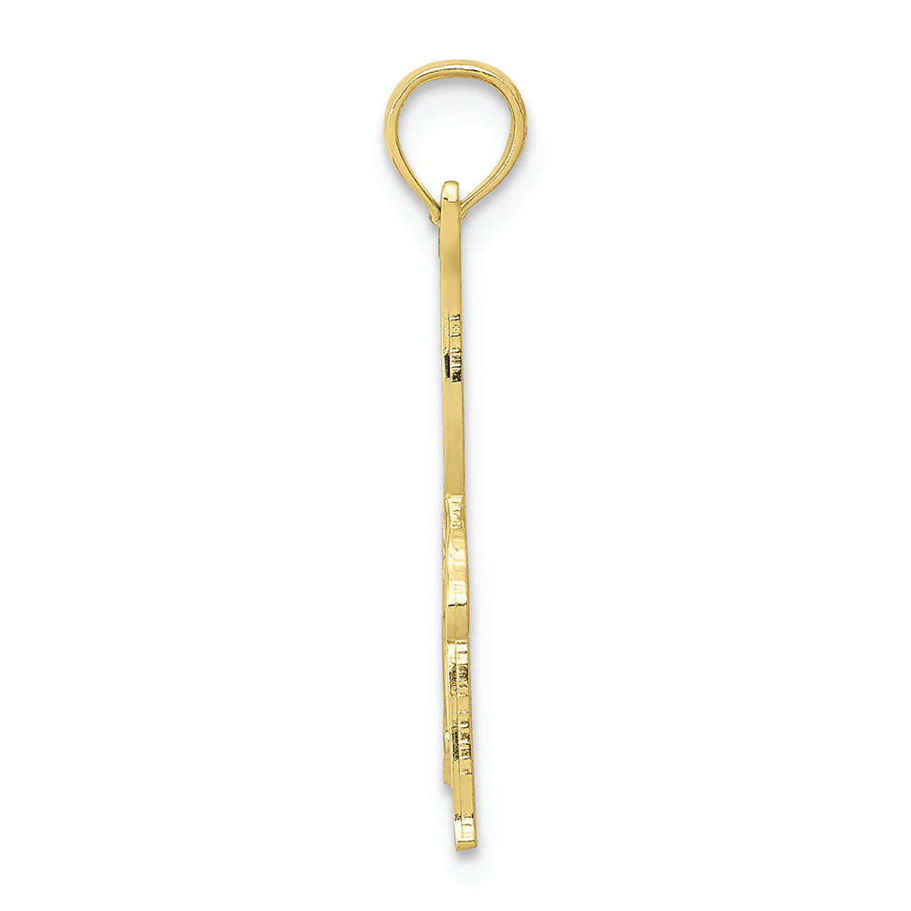 FJC Finejewelers 10k Yellow Gold Solid Polished Gymnast Charm