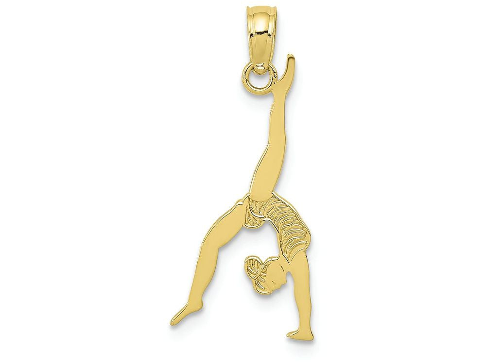 FJC Finejewelers 10k Yellow Gold Solid Polished Gymnast Charm
