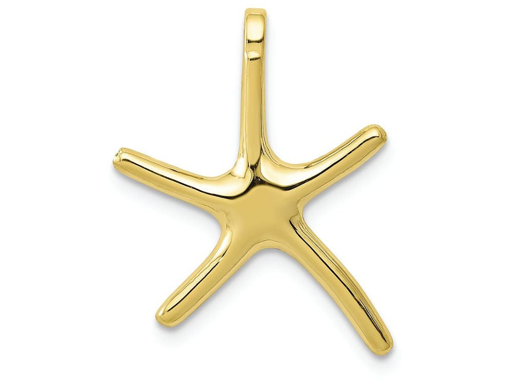 FJC Finejewelers 10k Yellow Gold Dancing Starfish Hidden Bail Charm