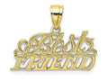 FJC Finejewelers 10k Yellow Gold Best Friend Charm