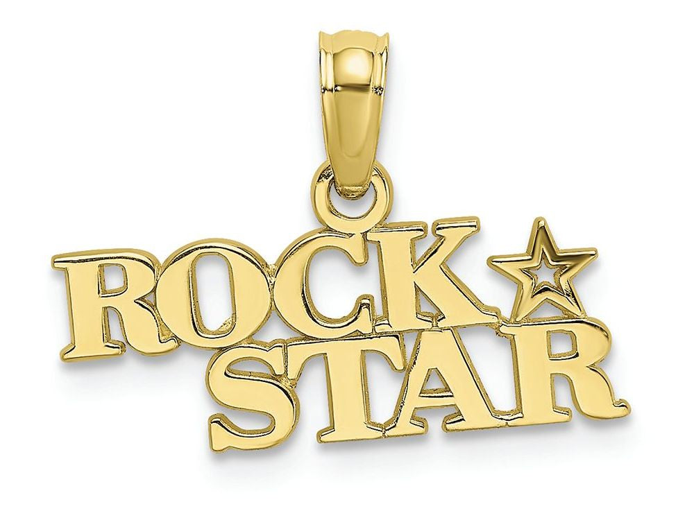 FJC Finejewelers 10k Yellow Gold Rock Star with A Star Charm