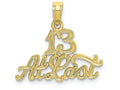 FJC Finejewelers 10k Yellow Gold 13 At Last Charm