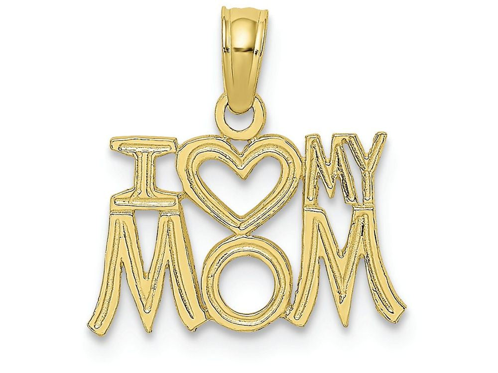 FJC Finejewelers 10k Yellow Gold I Heart My Mom Charm