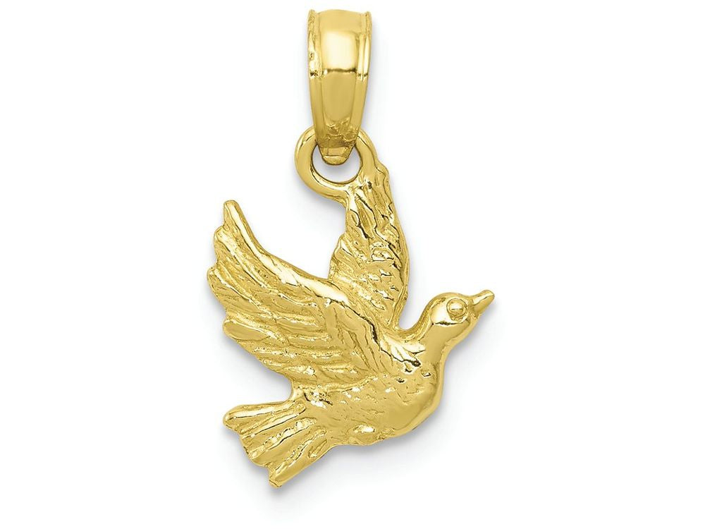 FJC Finejewelers 10k Yellow Gold Flying Dove Charm