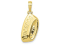 FJC Finejewelers 10k Yellow Gold Dog Bowl Charm