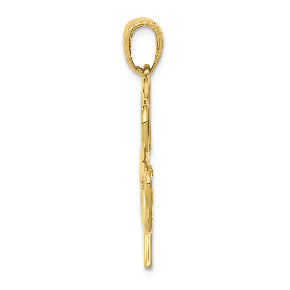 FJC Finejewelers 10k Yellow Gold 4-leaf Clover Charm