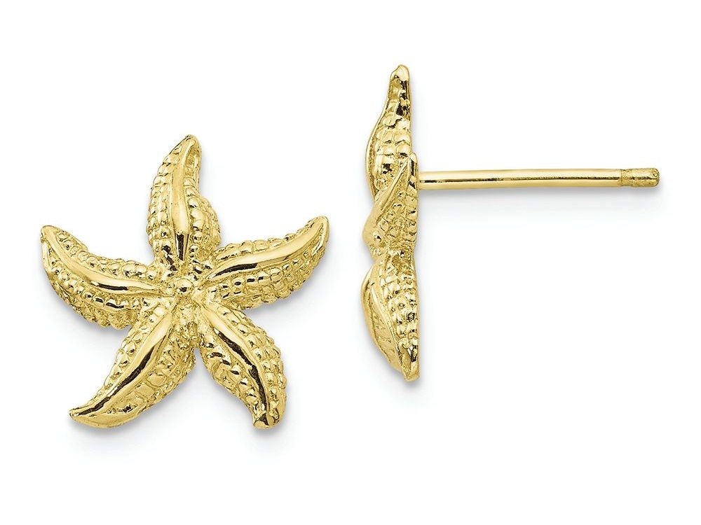 FJC Finejewelers 10k Yellow Gold Starfish Earrings