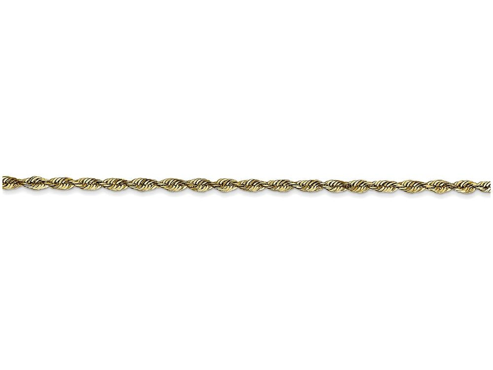 FJC Finejewelers 30 Inch 10k 2.0mm bright-cut Extra-lite Rope Chain Necklace