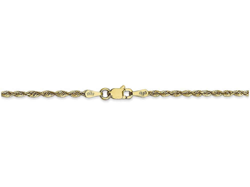 FJC Finejewelers 30 Inch 10k 2.0mm bright-cut Extra-lite Rope Chain Necklace