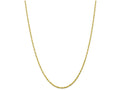 FJC Finejewelers 9 Inch 10k 2.25mm bright-cut Extra-lite Rope Chain Ankle Bracelet