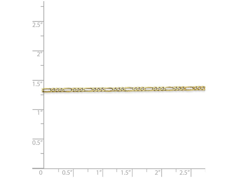 FJC Finejewelers 22 Inch 10k 1.75mm Polished Figaro Chain Necklace