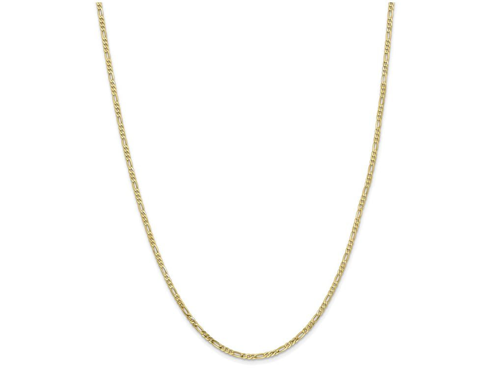 FJC Finejewelers 22 Inch 10k 2.2mm Figaro Link Chain Necklace