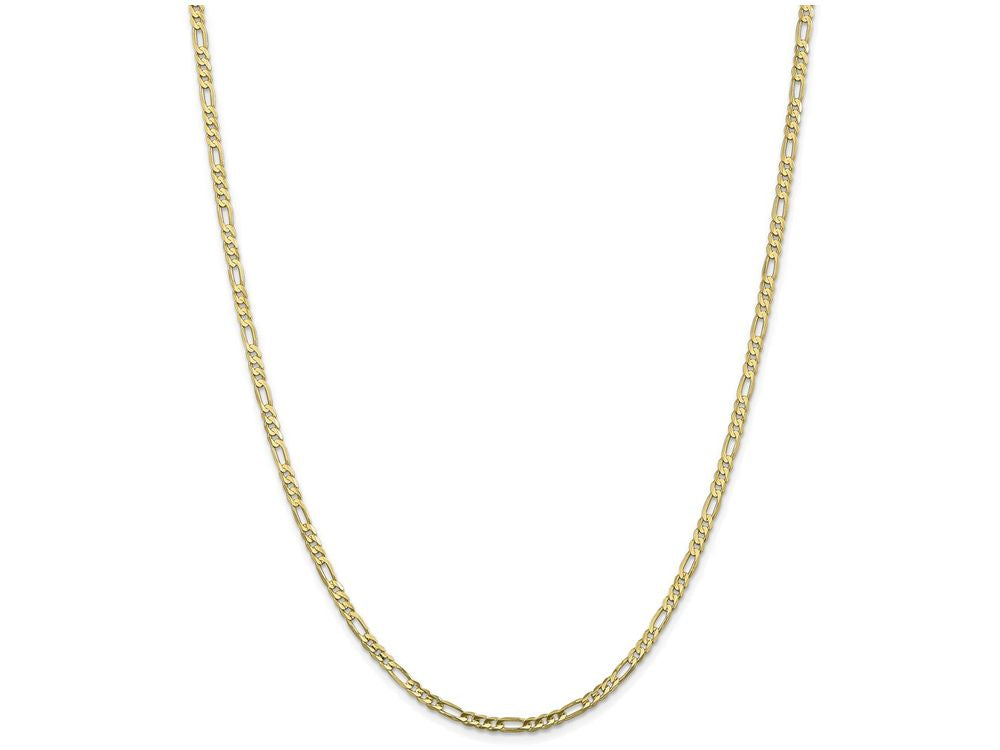 FJC Finejewelers 20 Inch 10k 3.0mm Figaro Chain Necklace