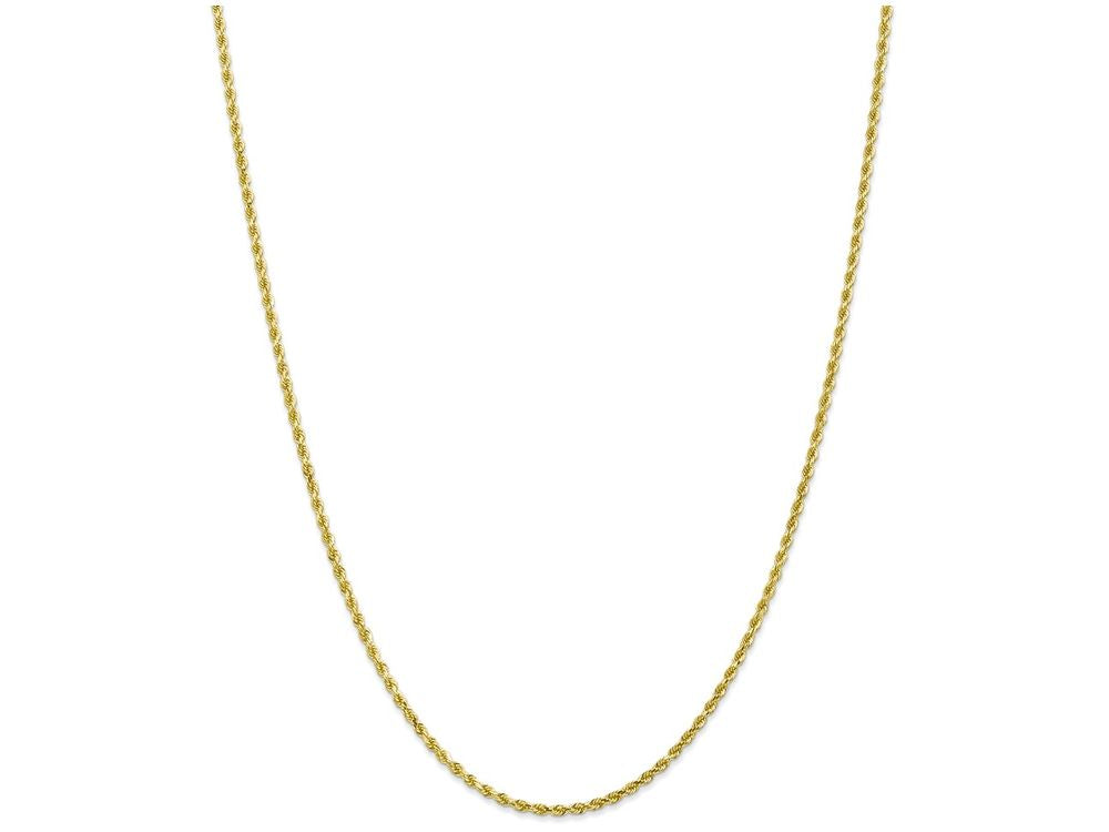 FJC Finejewelers 16 Inch 10k 2.25mm Handmade bright-cut Rope Chain Necklace